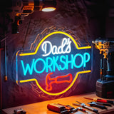 Dad's Workshop Neon Sign ,Fathers Day Gift,Custom Grandpa's Workshop ,Toys Fixed Free Grandpa Neon Sign,Gift For Dad & Grandpa