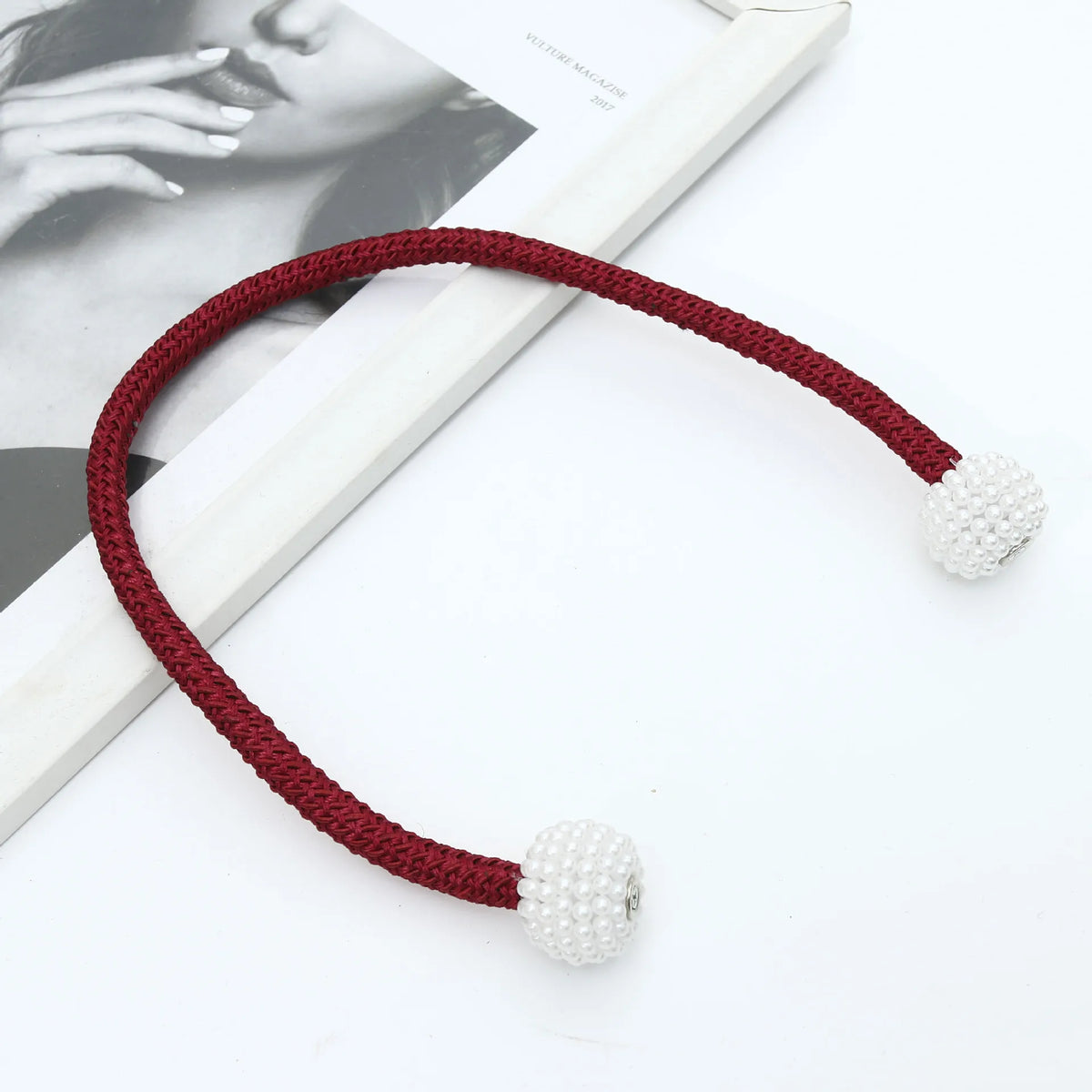 Magnetic Pom-Pom Curtain Tieback – 10 Colours
