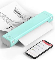 Mini Phomemo M08F Portable Printer Bluetuth Thermal Printer Compatible with Android, iOS & Laptop Portable Wireless A4 Printers