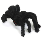 Poseable Giant Black Halloween Spider – 30cm to 200cm