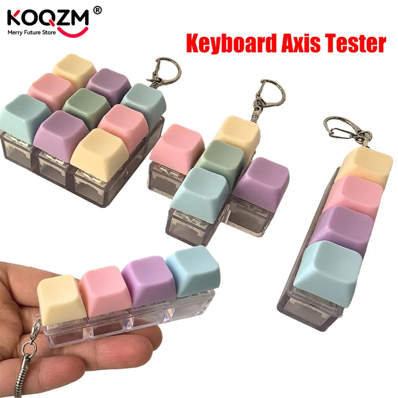 Mini Mechanical Keyboard Fidget Keychain – 4 Styles