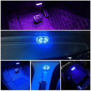 USB-Rechargeable Car Interior LED Accent Light – 5 Colours