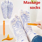 Textured Acupressure-Style Massage Socks
