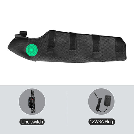 Heated Arm Massager Brace – Vibration & Thermal Therapy for Elbow, Shoulder & Arm Pain Relief