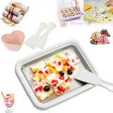 New Ice Cream Maker Stir Fry Yogurt Machine Handmade DIY Ice Cream Roll Sweet Spot Cold Plate Summer Ice Cream Tool Household