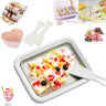 New Ice Cream Maker Stir Fry Yogurt Machine Handmade DIY Ice Cream Roll Sweet Spot Cold Plate Summer Ice Cream Tool Household