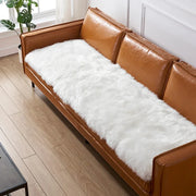 Long Faux-Sheepskin Fur Rug & Floor Runner