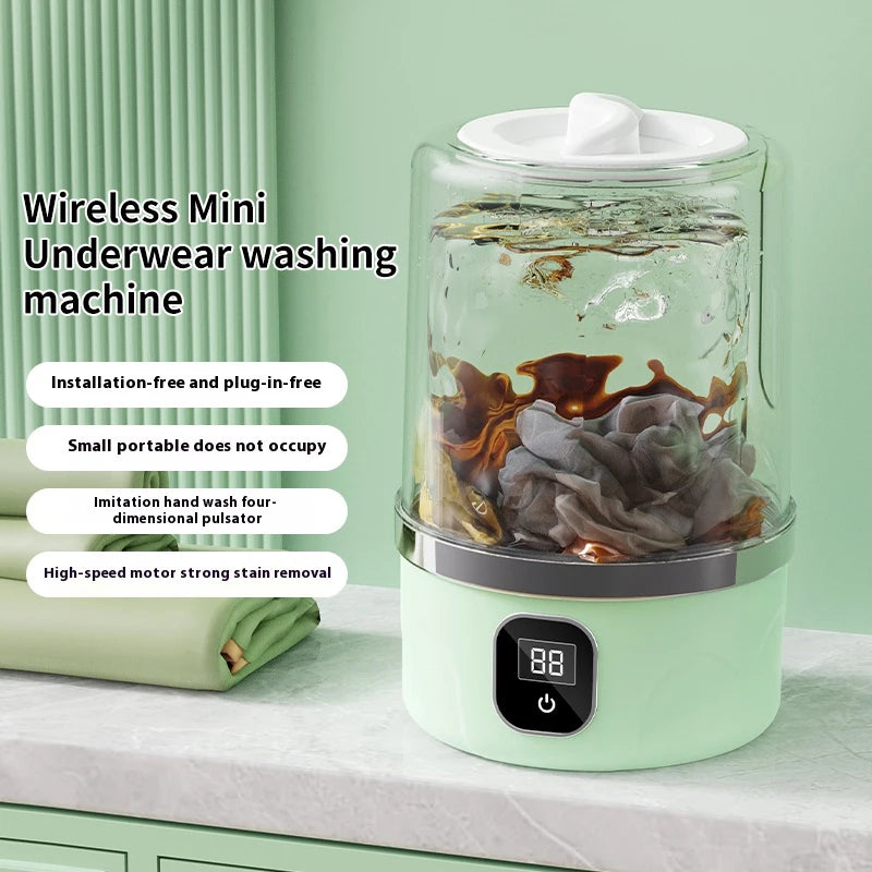 Rechargeable Portable Mini Washing Machine – 2 Colours