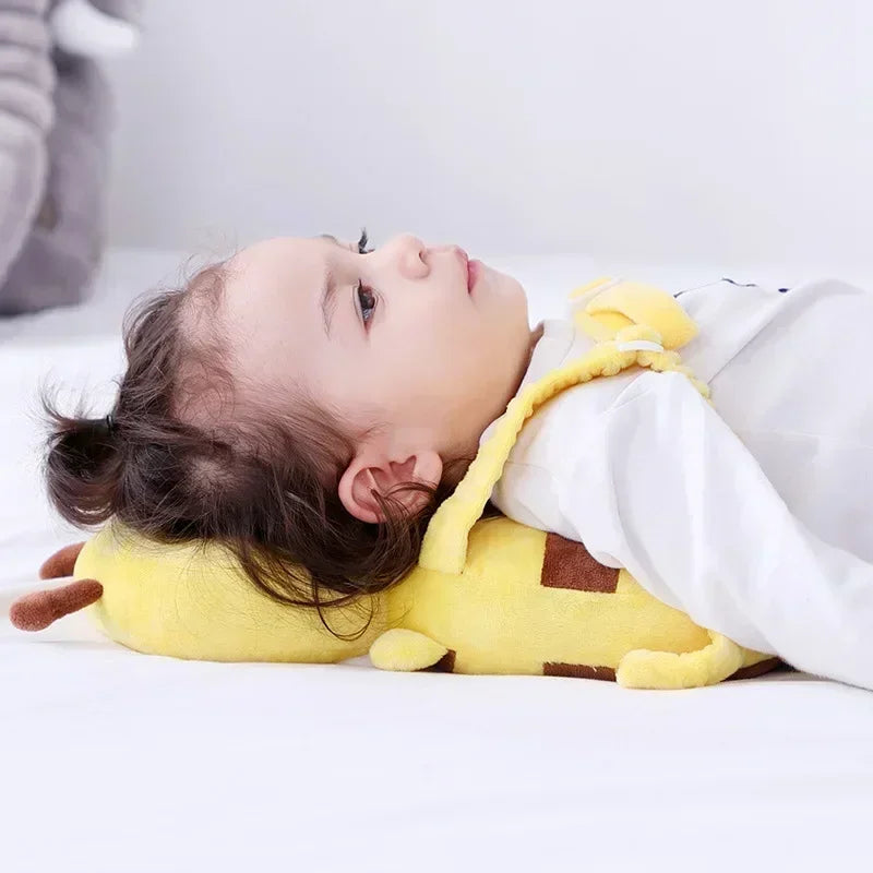 Plush Baby Head & Back Cushion Backpack – 2 Colours