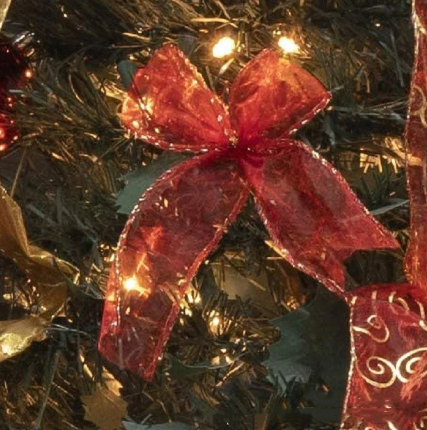 Foldable Christmas Tree with Detachable Ornaments