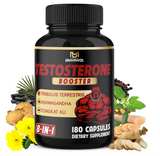 Test Booster for Men - 60 Capsules - 15500Mg Per Serving with Tribulus Terrestris, Ashwagandha Root & Tongkat Ali - 30 Day Supply