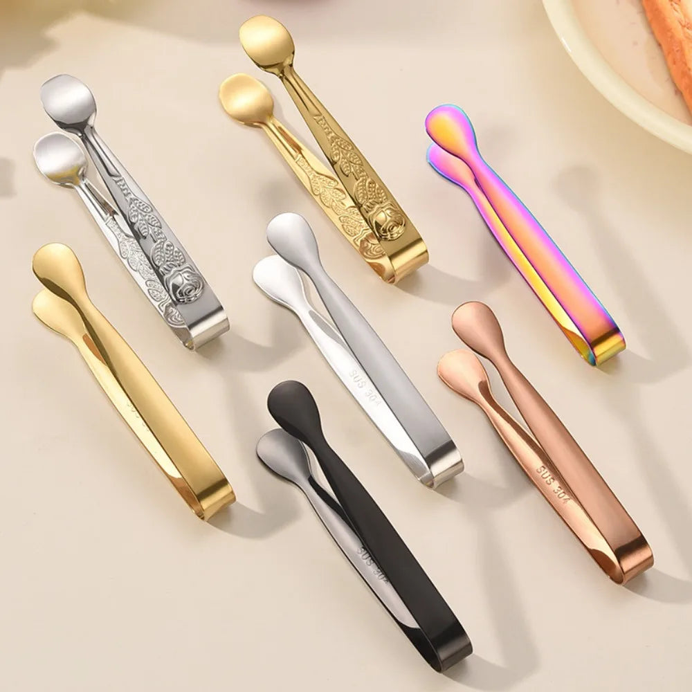 Stainless-Steel Ice & Sugar Serving Tongs