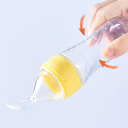 90 mL Silicone Baby Food Feeder & Squeeze Spoon
