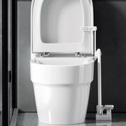 Hands-Free Foot-Pedal Toilet Seat Lifter