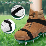 Adjustable Spiked Lawn Aerator Shoes – Manual Grass Aerating Sandals for Healthy Lawns