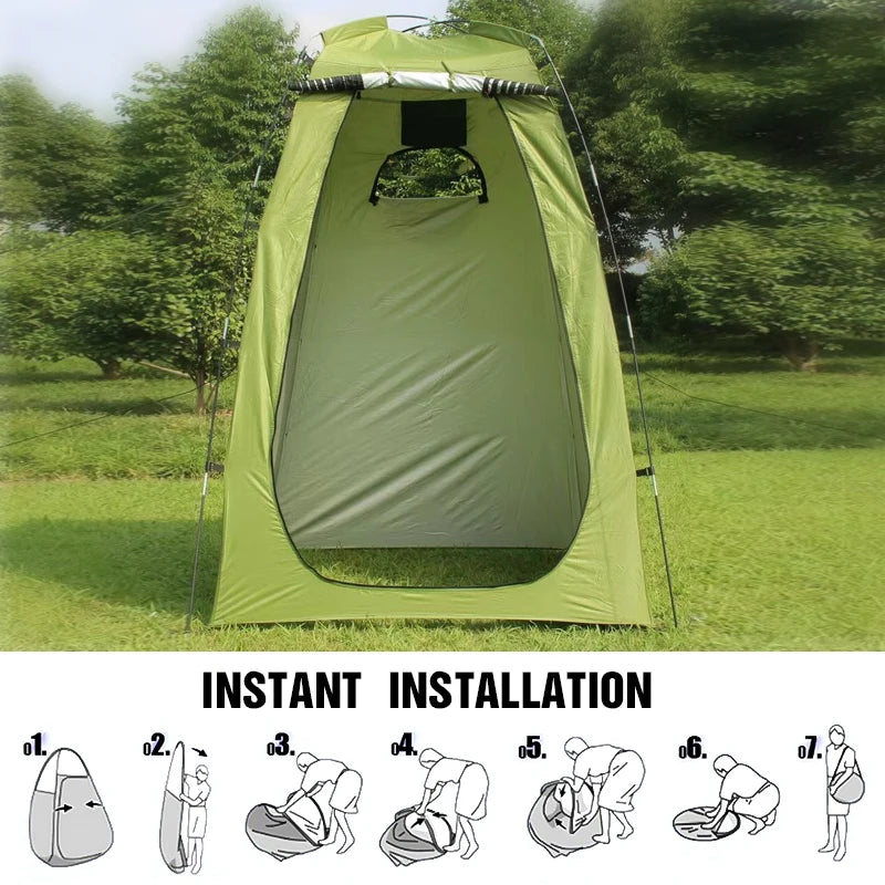 Portable Outdoor Privacy Shower & Changing Tent