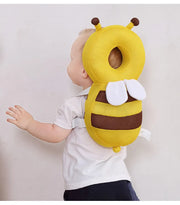 Plush Baby Head & Back Cushion Backpack – 2 Colours