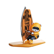 Magnetic Sailboat Swing Bear Car Dashboard Ornament – Sliding Cartoon Decoration