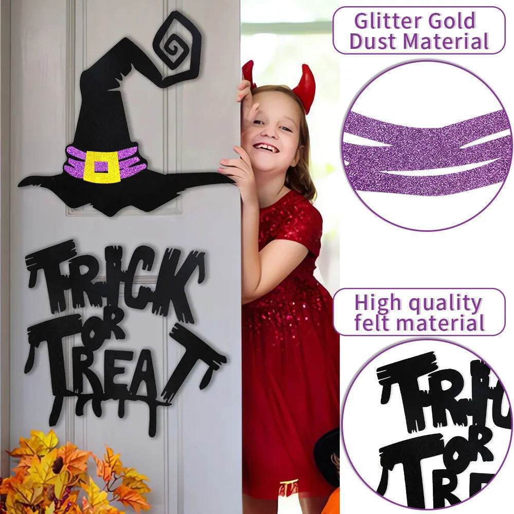 Halloween Felt Window & Door Decorations – 9 Designs