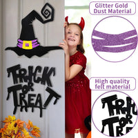 Halloween Felt Window & Door Decorations – 9 Designs