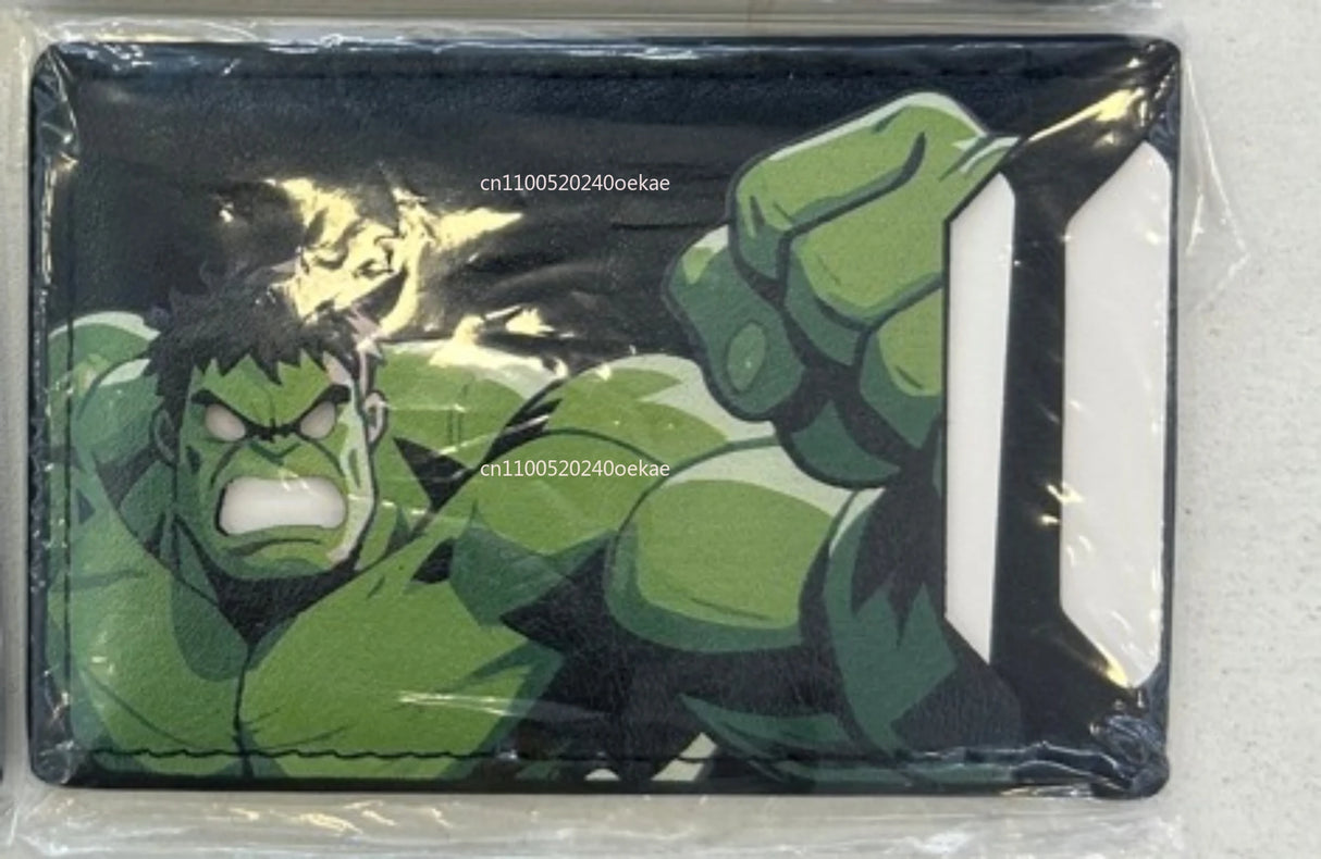 New Leather Superhero Mask Wallet Personalized Card Holder Heroic Wallet Gift