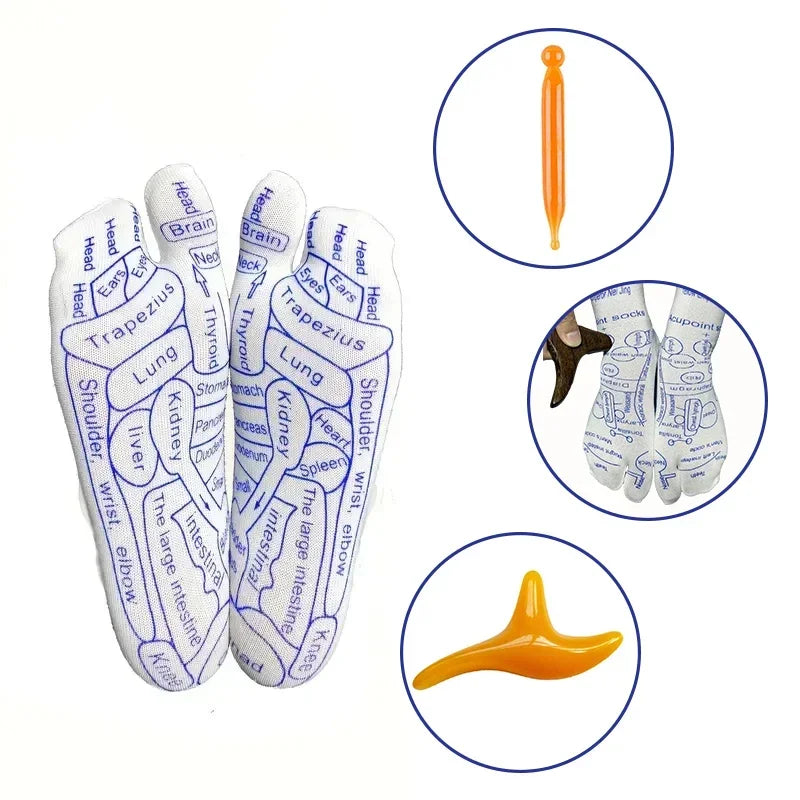 Textured Acupressure-Style Massage Socks