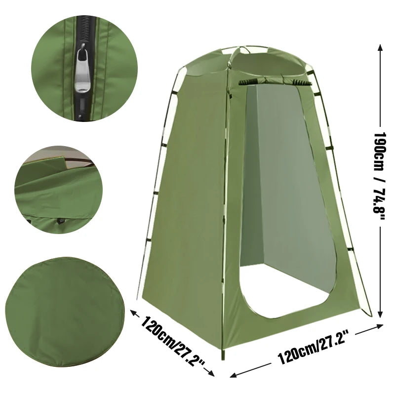 Portable Outdoor Privacy Shower & Changing Tent