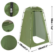 Portable Outdoor Privacy Shower & Changing Tent