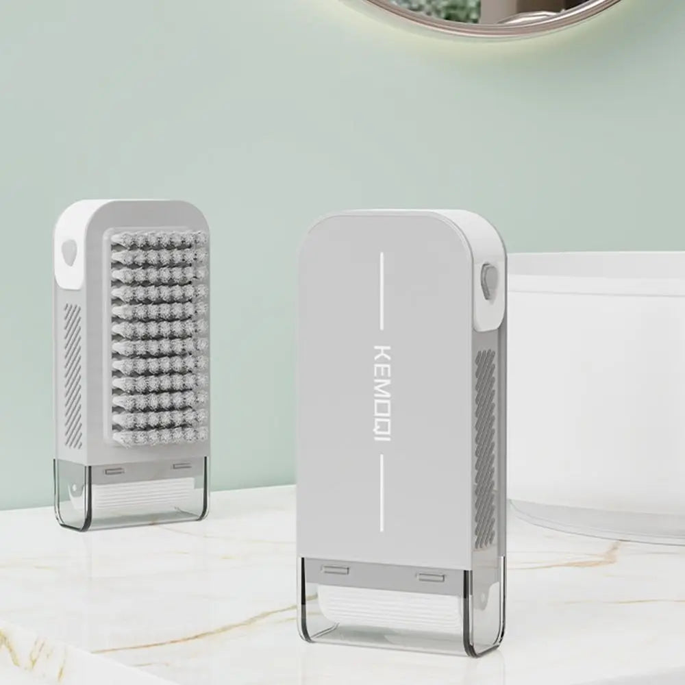 Draining Soap Dish with Brush Roller