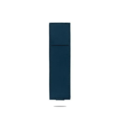 Pu Leather Pen Bag Elastic Buckle Book Notebook Fashion School Pen Case for Office Meeting Easy Carry Office Student Stationery