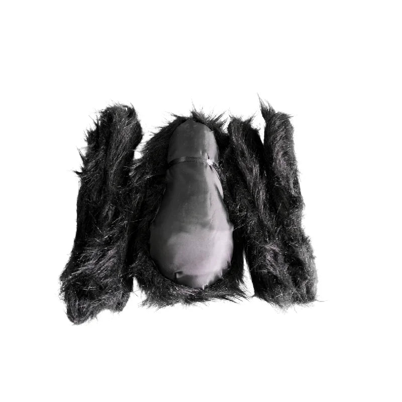 Poseable Giant Black Halloween Spider – 30cm to 200cm