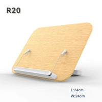 Foldable 360° Swivel Book Stand with Page Clips