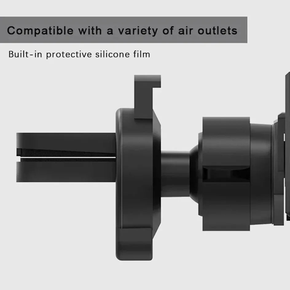 Bat-Shaped Car Air-Vent Phone Holder – Black