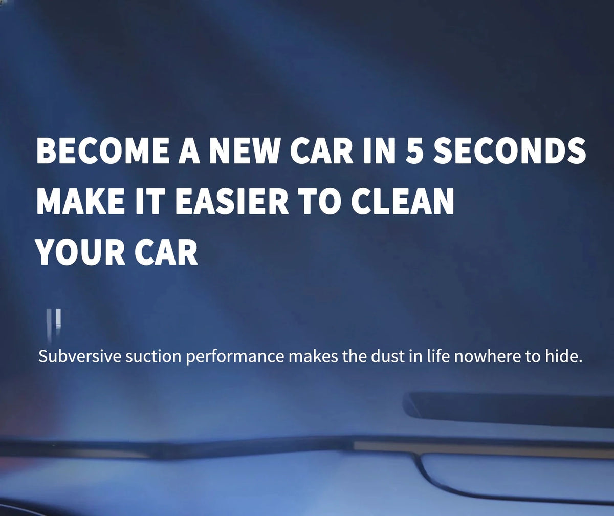 98000PA Handheld Car Vacuum Cleaner - Portable Wireless, Powerful Suction
