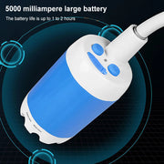 4000 mAh Rechargeable Camping Shower Pump with Display