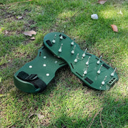 Adjustable Spiked Lawn Aerator Shoes – Manual Grass Aerating Sandals for Healthy Lawns