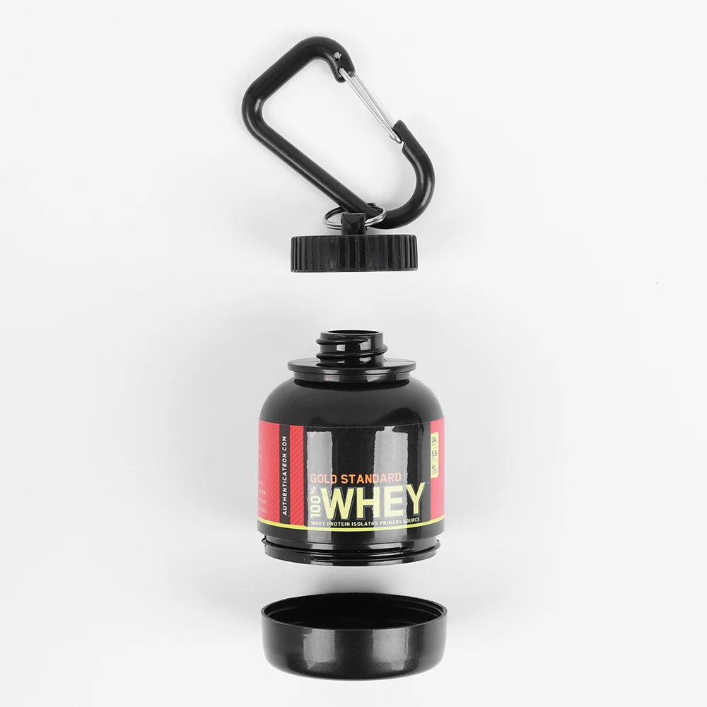 Portable Protein Powder Container with Funnel