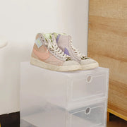 Stackable Clear Drawer Shoe Boxes – 2 Sizes, 1 or 6 Pack