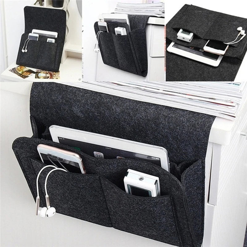 Felt Bedside, Sofa & Desk Storage Caddy – 5 Colours