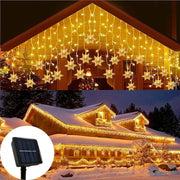 Solar Snowflake String Lights – 3.5 m or 7 m