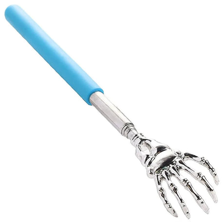 Stainless Steel Adjustable Massage and Tickle Relief Back Portable  Rubber Handle Extendable Telescoping Itch Stick Health Care