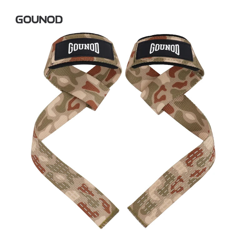 Silicone-Grip Weight-Lifting Straps