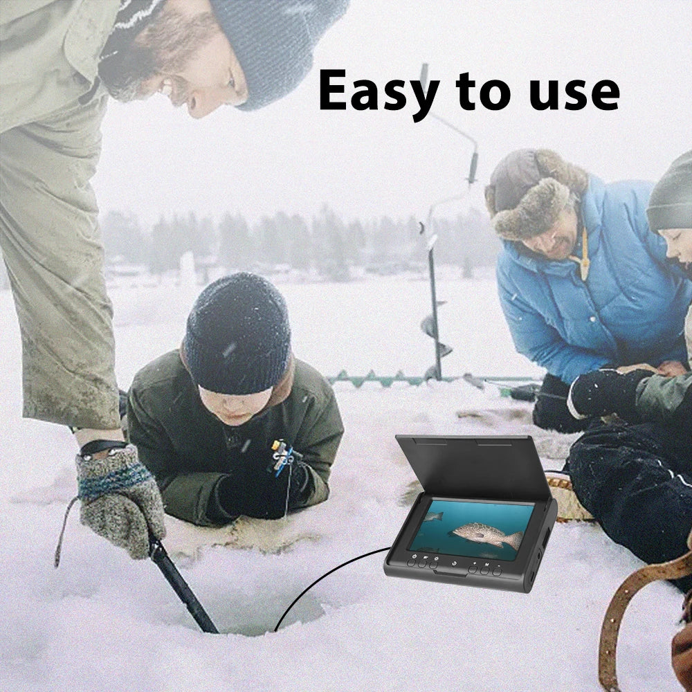 Fish Finder 4.3 Inch Color Monitor Underwater Visible Camera Infrared Night Vision Suitable For Ice Fishing And lake/boat/Sea