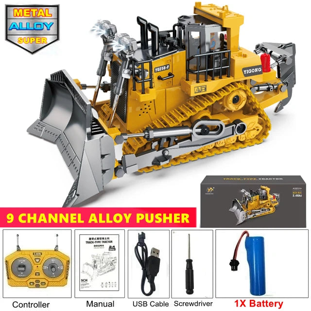 4WD Remote-Control Excavator Toy – 9 Options