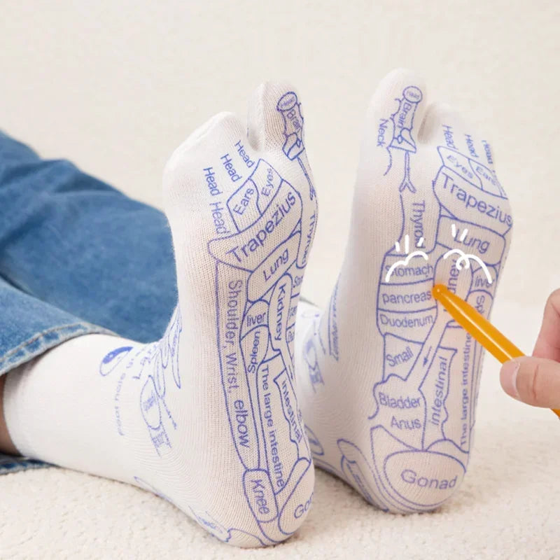 Textured Acupressure-Style Massage Socks