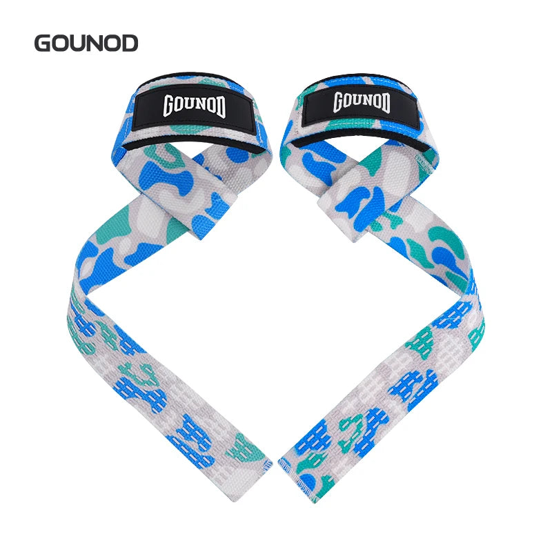 Silicone-Grip Weight-Lifting Straps