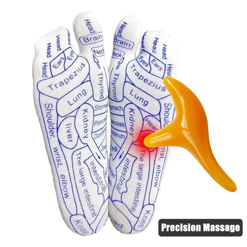 Textured Acupressure-Style Massage Socks