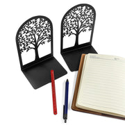 Black Tree-of-Life Metal Desktop Bookends