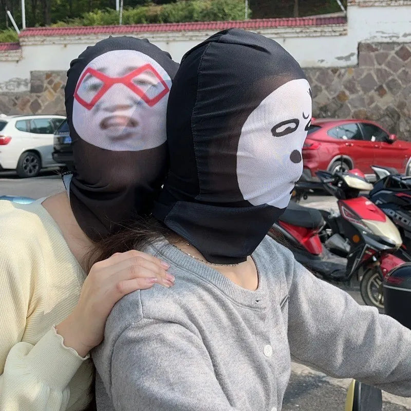 Realistic 3D Full-Face Costume Hood – 26 Designs