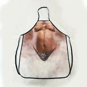 Novelty Beer-Belly BBQ Apron – Adjustable Polyester